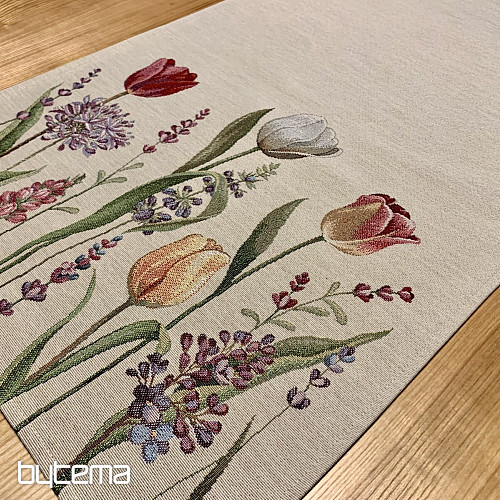 Mantel tapiz y pañuelo TULIP BORDURA