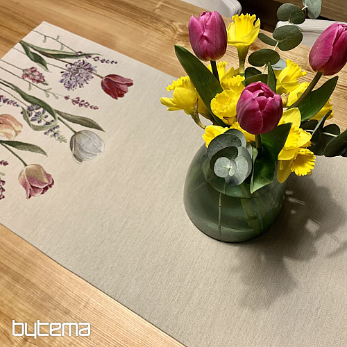 Mantel tapiz y pañuelo TULIP BORDURA