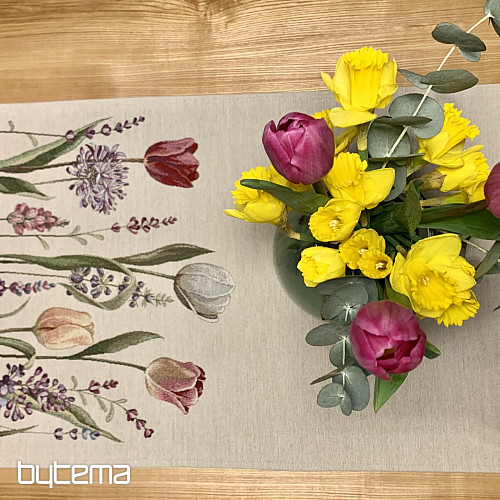 Mantel tapiz y pañuelo TULIP BORDURA
