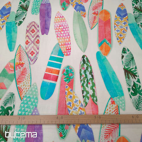 Tela decorativa SURF TURQUESA