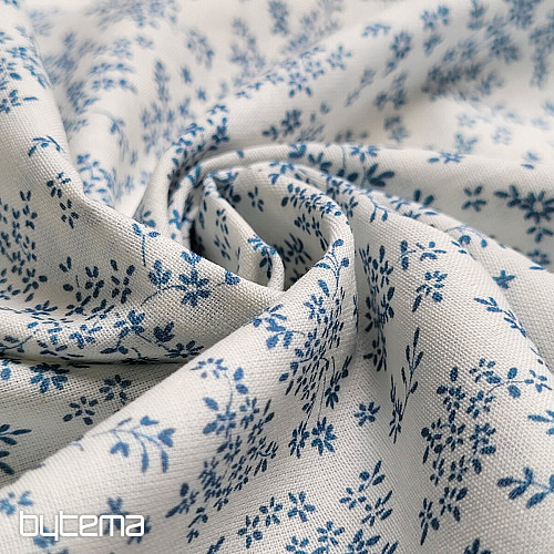 Tela de algodón PANICULATA AZUL PEQUEÑO