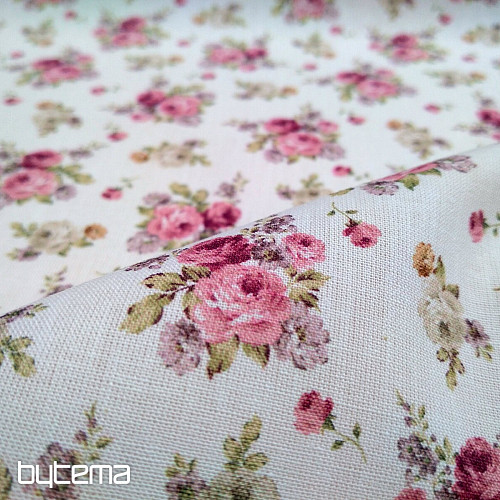 Tela de algodón WARWICK SMALL ROSE