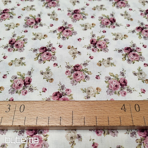 Tela de algodón WARWICK SMALL ROSE