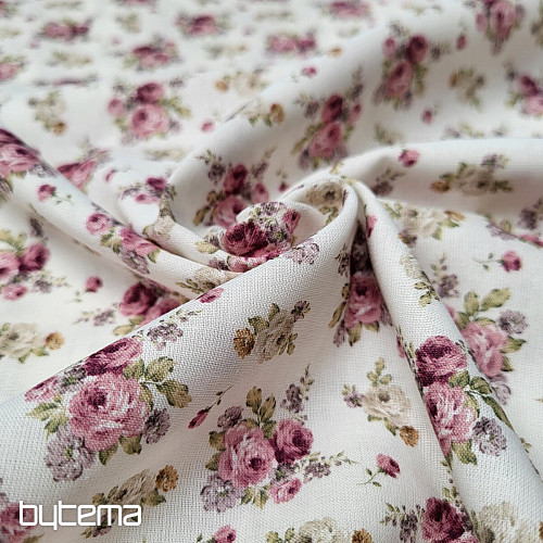Tela de algodón WARWICK SMALL ROSE