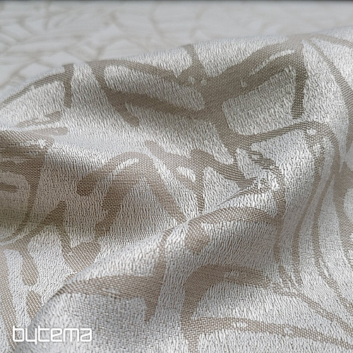 Tela decorativa MALVIA hojas beige