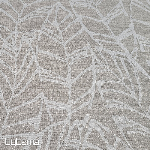 Tela decorativa MALVIA hojas beige