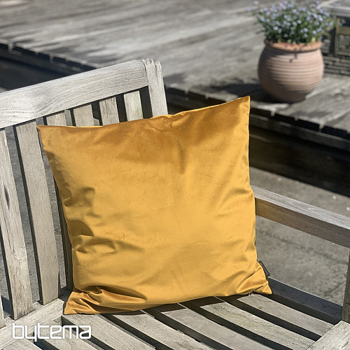 Funda terciopelo RIVIERA MOSTAZA