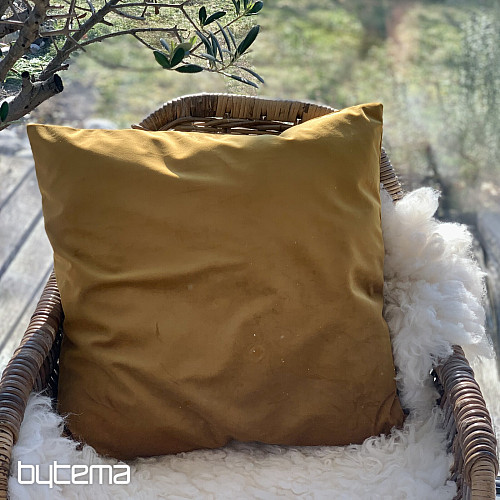 Funda terciopelo RIVIERA MOSTAZA