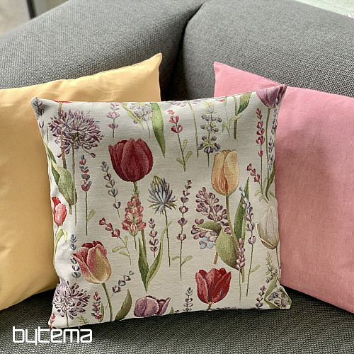 Funda de cojín tapiz TULIP PRIMAVERA