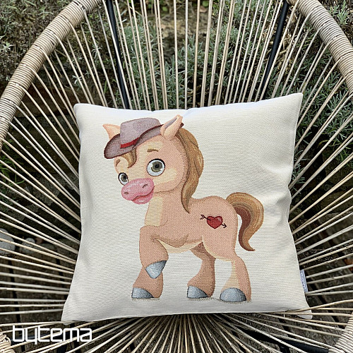 Funda de almohada tapiz CABALLO