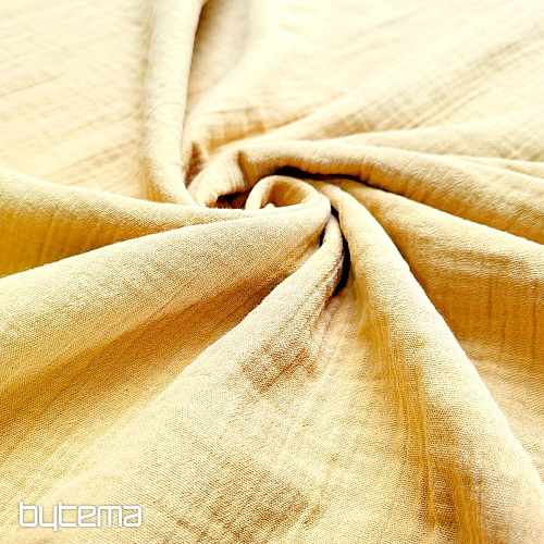 Tela de algodón GASA MOSTAZA