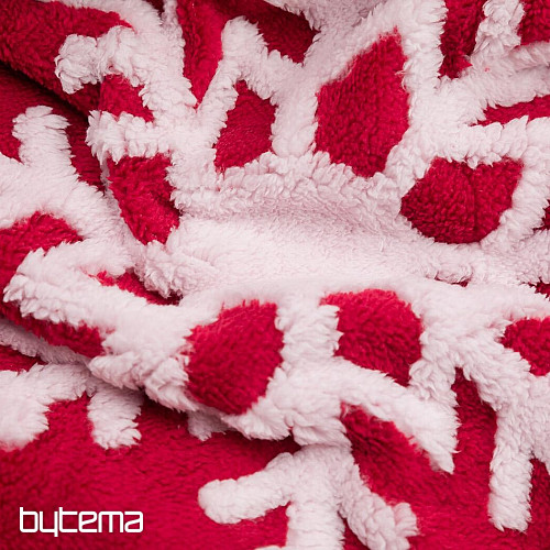 manta Oveja NAVIDAD ROJO 150x200