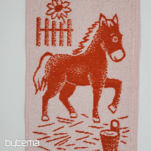 Toalla infantil HORSE - mezcla de colores