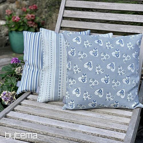 Funda de cojín TOSCANA RIGA STRIPE azul