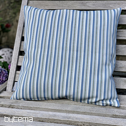 Funda de cojín TOSCANA MULTI STRIPE azul