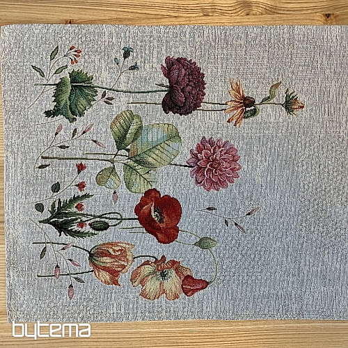 Tapiz de mantel y chal FLORES DEL PRADO