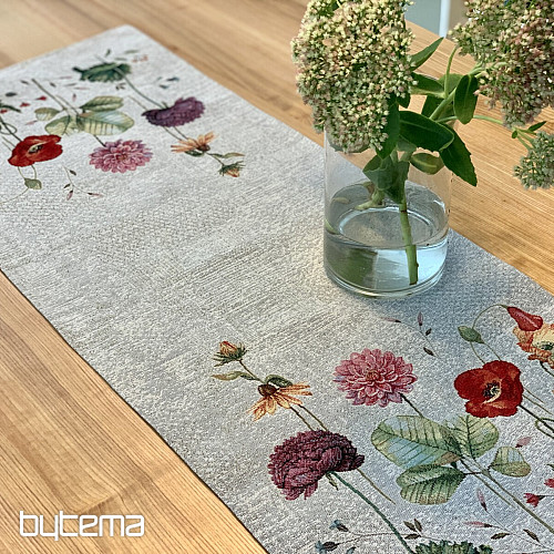 Tapiz de mantel y chal FLORES DEL PRADO