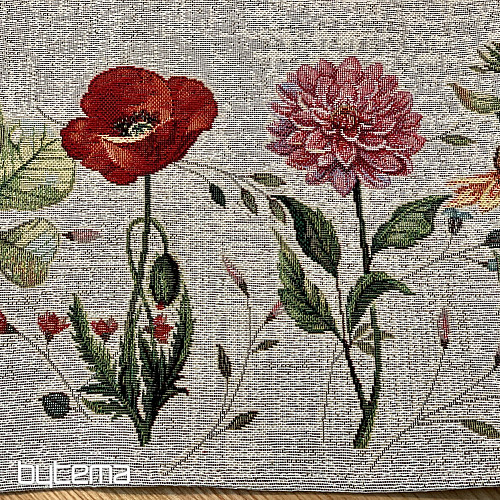 Tapiz de mantel y chal FLORES DEL PRADO