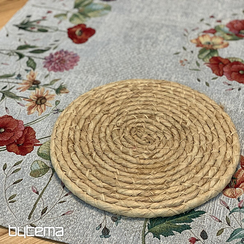 Tapiz de mantel y chal FLORES DEL PRADO