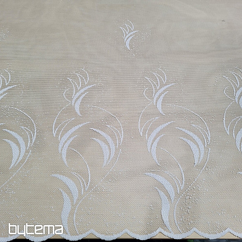 Cortina jacquard V 318/170 blanco