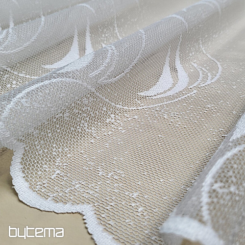 Cortina jacquard V 318/170 blanco
