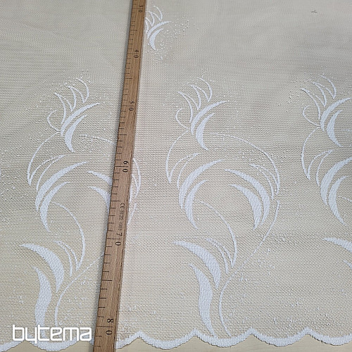 Cortina jacquard V 318/170 blanco