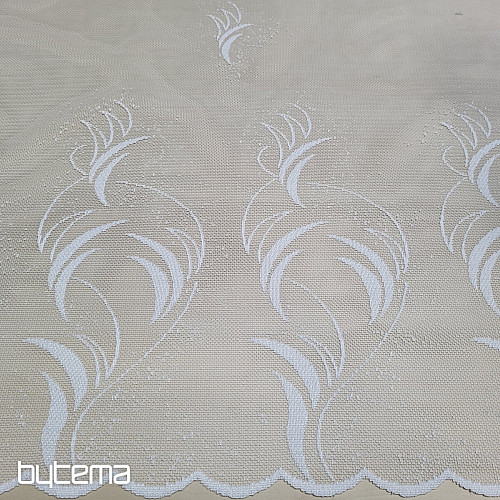Cortina jacquard V 318/170 blanco