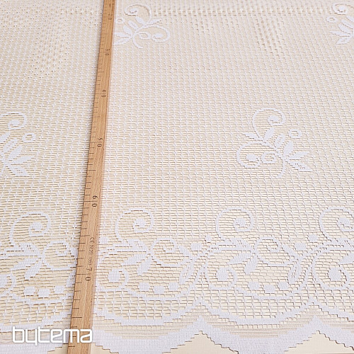 Cortina jacquard V 215 blanco