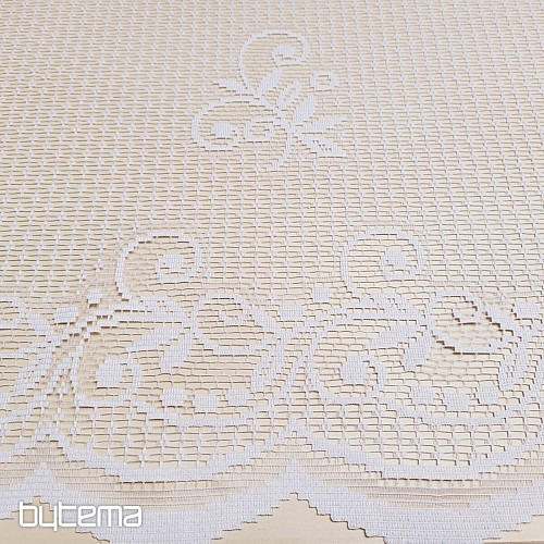 Cortina jacquard V 215 blanco