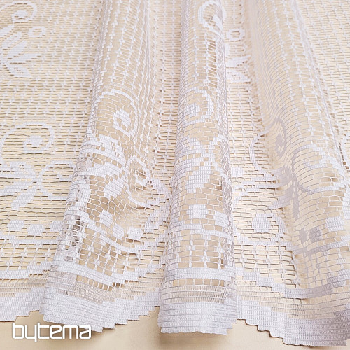Cortina jacquard V 215 blanco