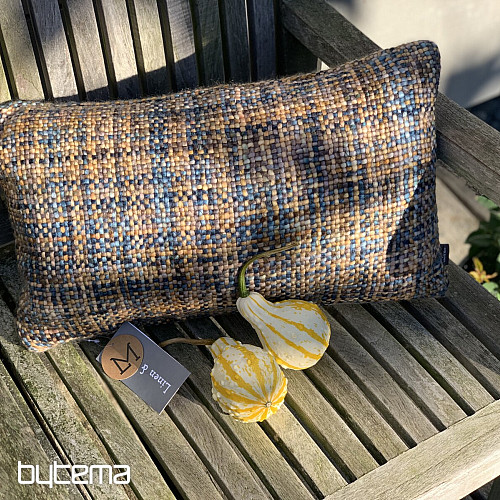 Almohada decorativa de lujo YARA AZUL