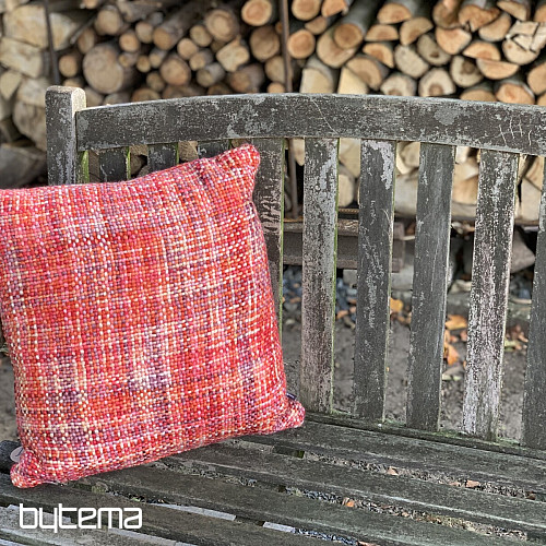 Almohada decorativa de lujo YARA RED rojo