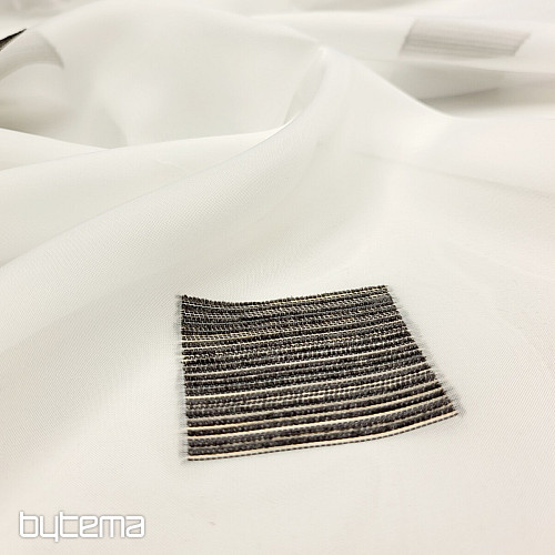 Cortina de gasa GERSTER BLACK CUADRADO