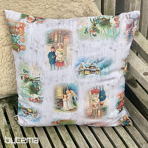 Funda decoración navideña NIÑOS EN INVIERNO