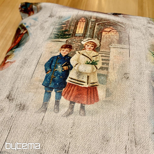 Funda decoración navideña NIÑOS EN INVIERNO