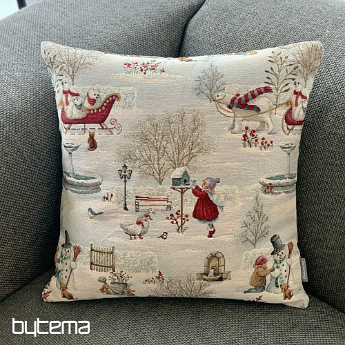 Funda tapiz navideño NIÑOS EN INVIERNO