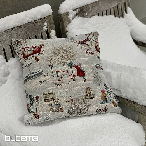 Funda tapiz navideño NIÑOS EN INVIERNO