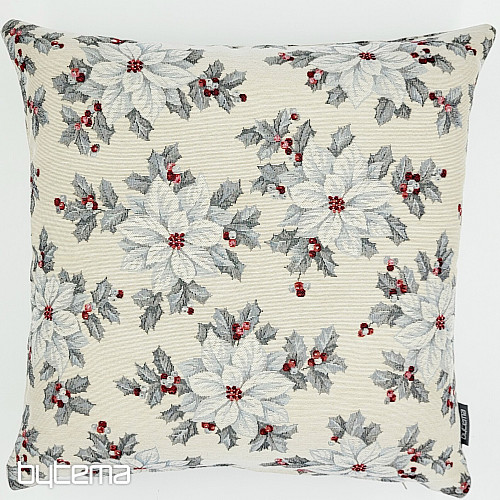 Funda tapiz navideño CHRISTMAS STAR plata