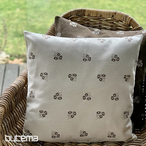 Revestimiento decorativo jacquard ALPINE FLOWERS BEIGE
