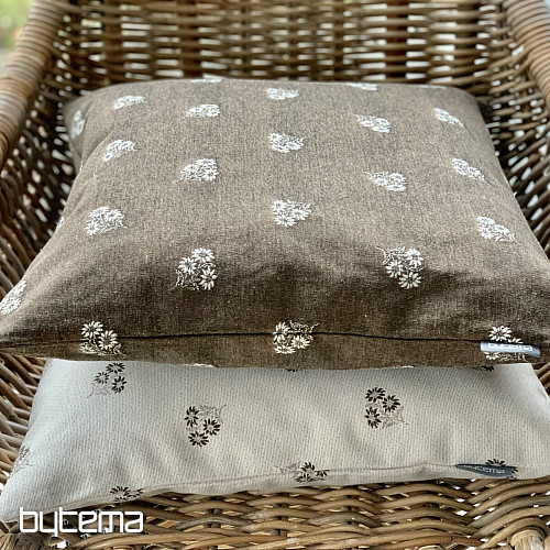Revestimiento decorativo jacquard ALPINE FLOWERS BEIGE