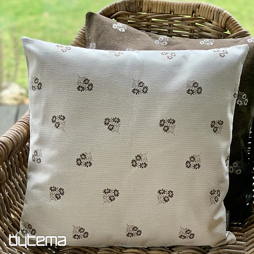 Revestimiento decorativo jacquard ALPINE FLOWERS BEIGE