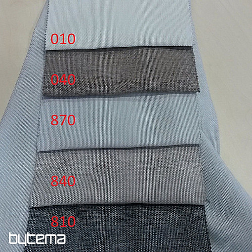 Tela decorativa de diseño GERSTER DIM OUT 77005/840 GRIS BEIGE