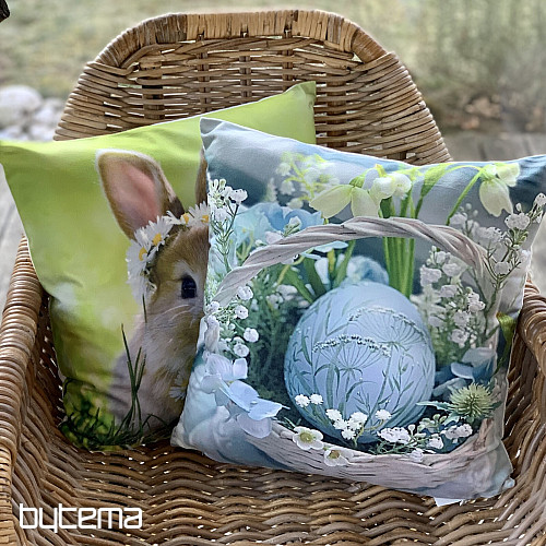 Revestimiento decorativo de Pascua HUEVO AZUL