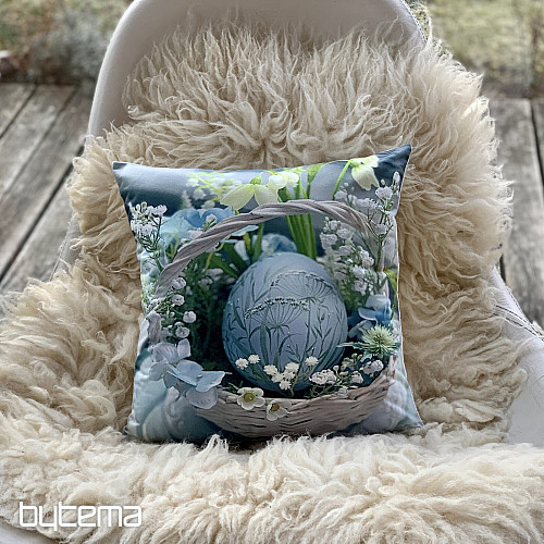 Revestimiento decorativo de Pascua HUEVO AZUL