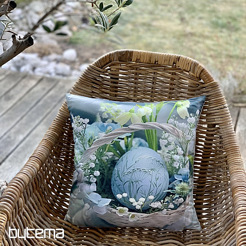 Revestimiento decorativo de Pascua HUEVO AZUL