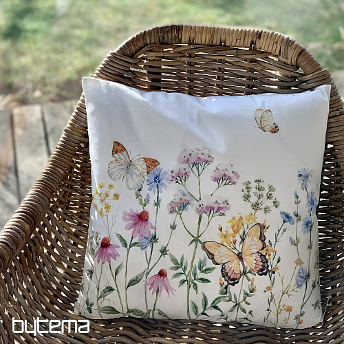 Funda de cojín decorativa MARIPOSAS PRADERA
