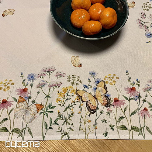 Mantel y bufanda MARIPOSAS DEL PRADO