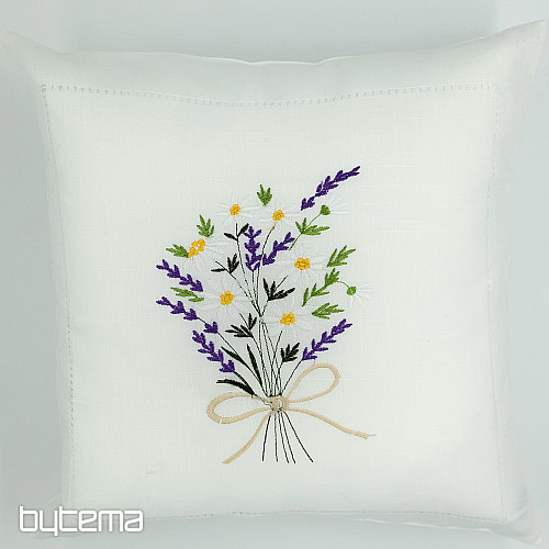 Funda de almohada bordada RAMO MARGARITA