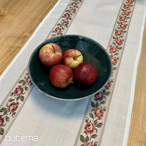 Mantel y mantón bordado ROSAS