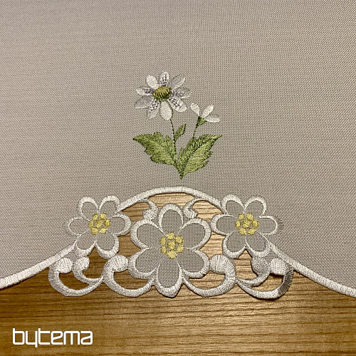 Mantel y chal bordado DAISY